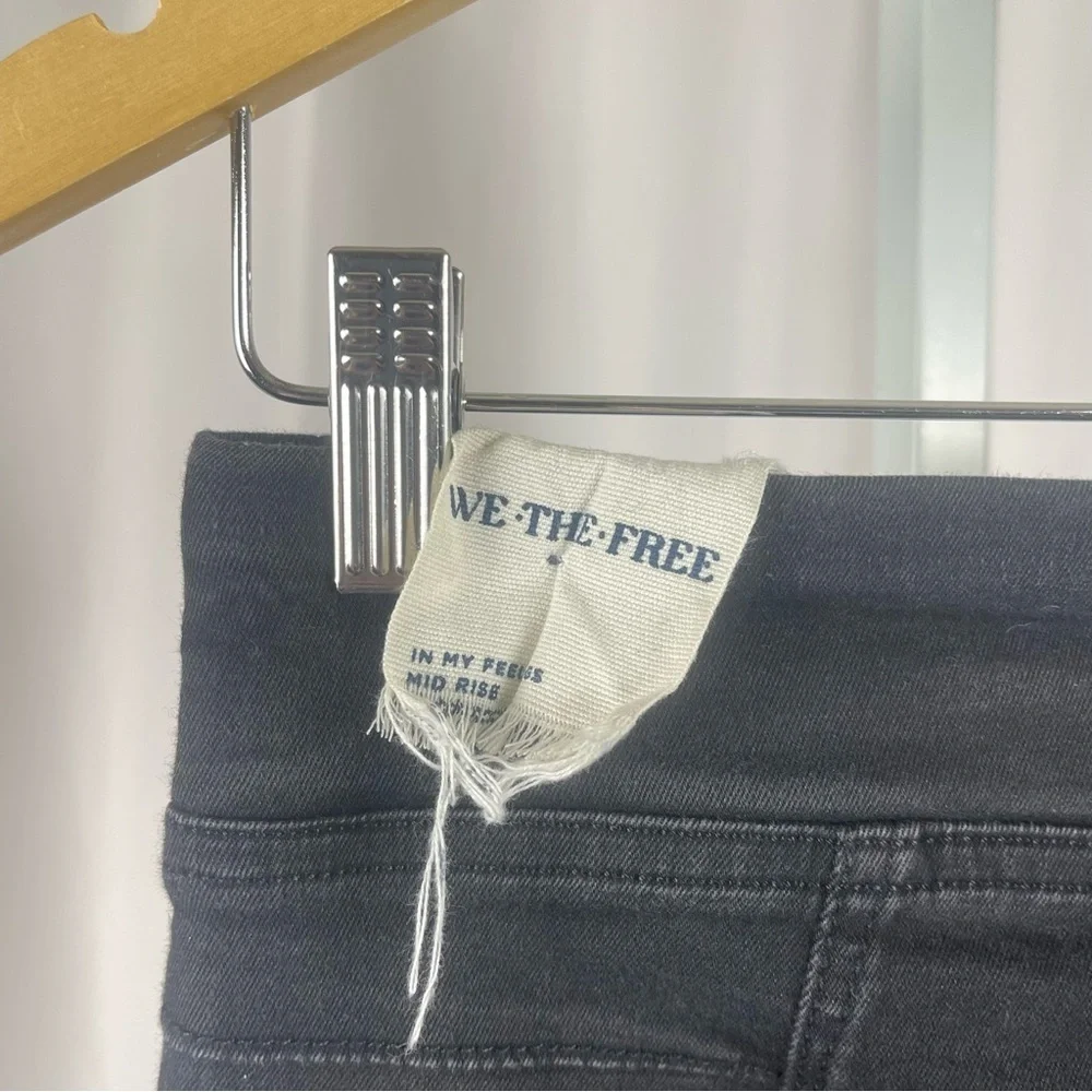 We The Free Small In My Feelings Cropped Slim Flare Jeans Boho Minimalist Retro